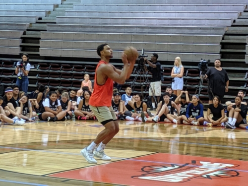 Learned basketball skills from Bryn Forbes